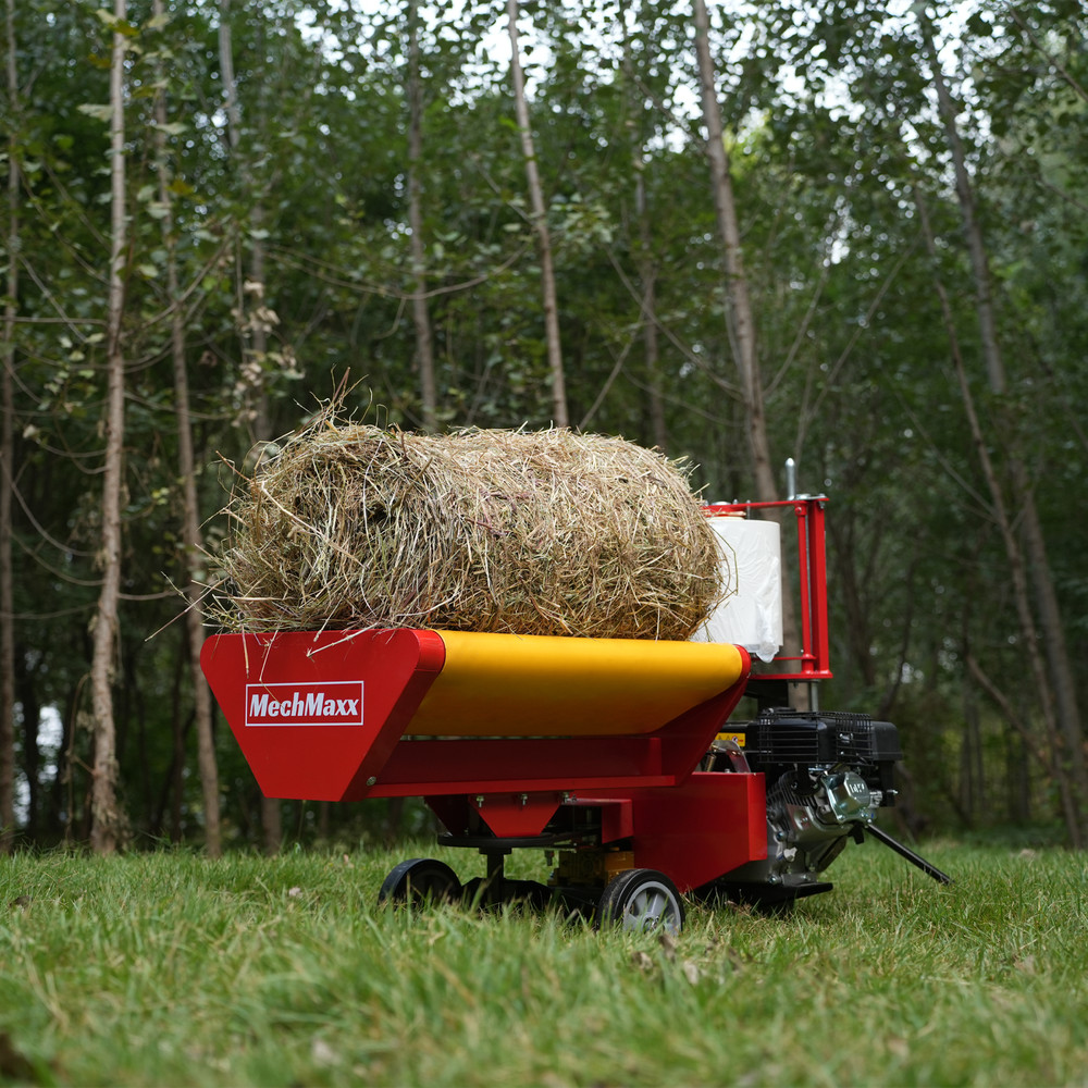 MechMaxx 7HP 212cc Gas Engine Powered Bale Wrapper, 20'' Wrapping Diameter, HW20