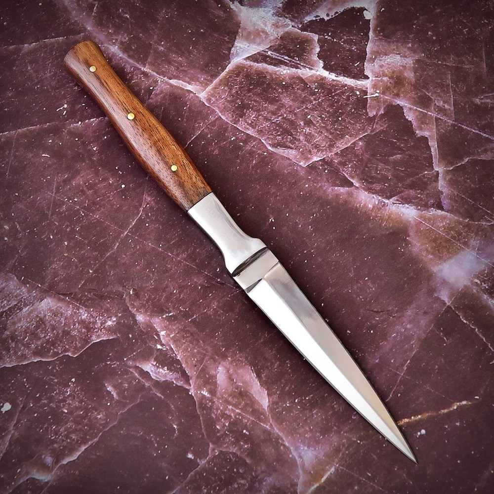 CUSOM Handmade D2 DAGGER HUNTER BOOT THROWING KNIFE WOOD HANDLE SURVIVAL