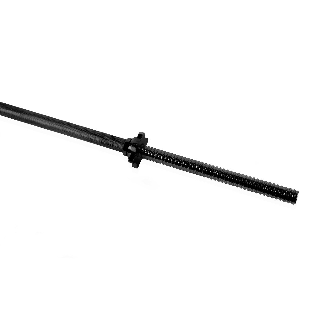 72" Regular Solid Threaded Bar, Black