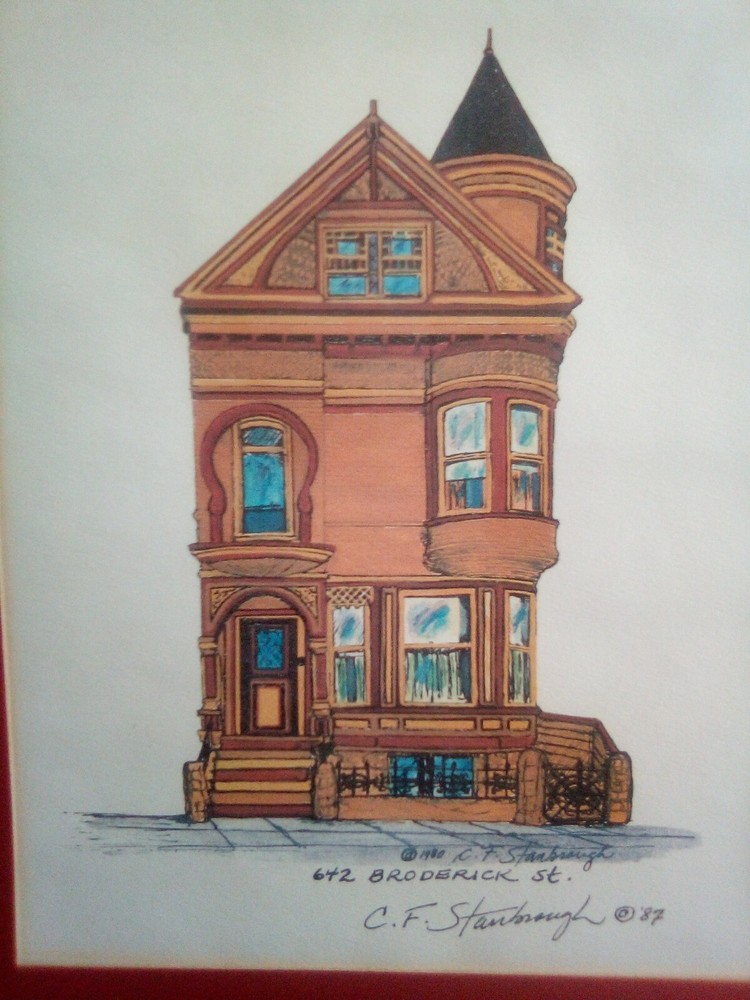 Artist CF Stanbrough. 642 Broderick