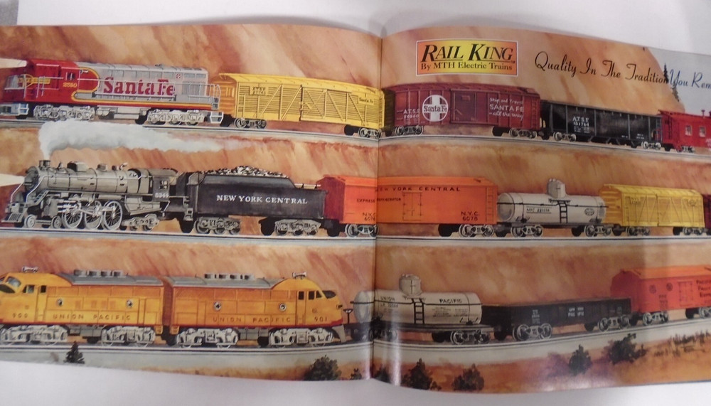 MTH ELETRIC TRAINS SPRING 1996 CATALOG & PRICE GUIDE