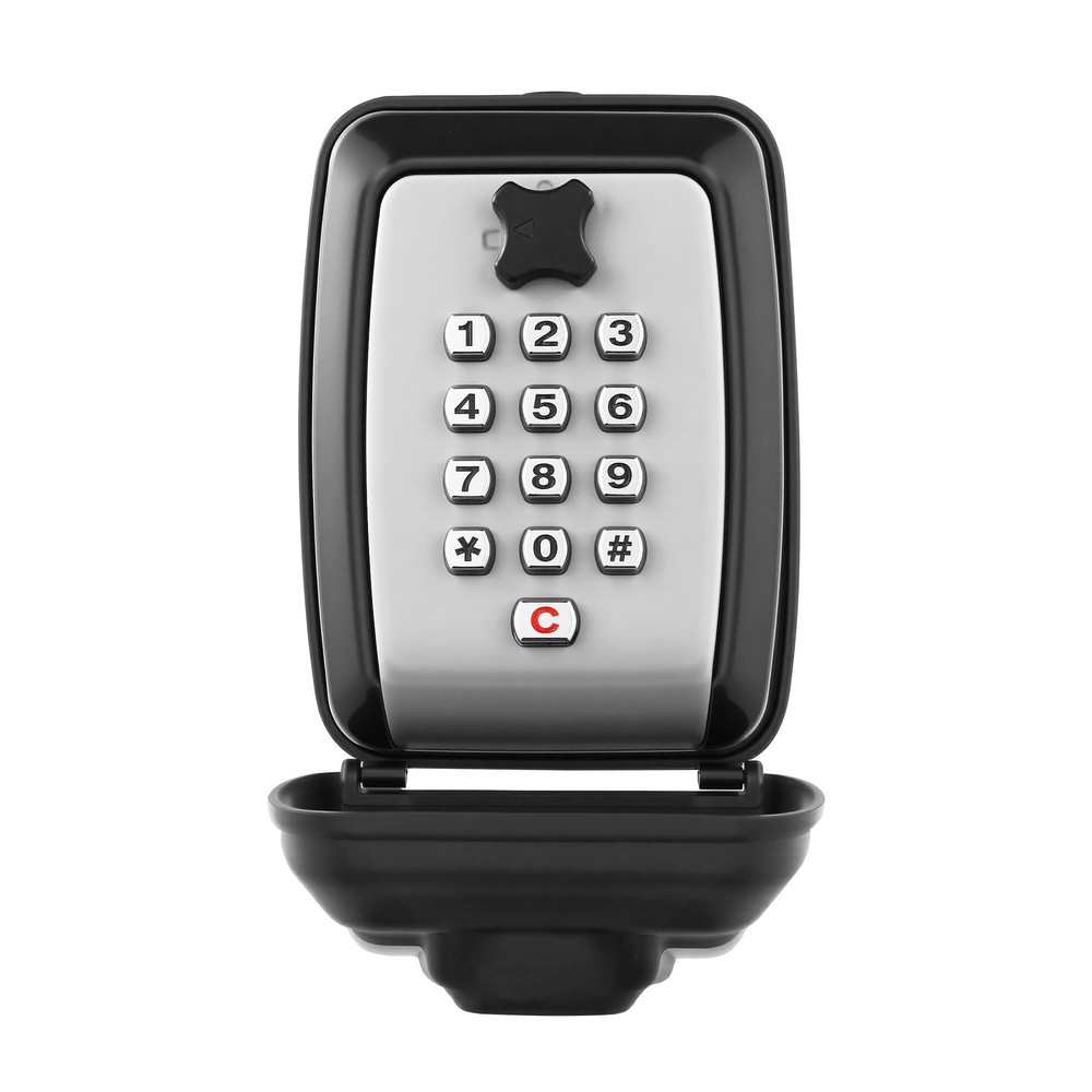 Key Lock Box With Code, Large Capacity 9 Digit Combination Lock Box Wall Moun...