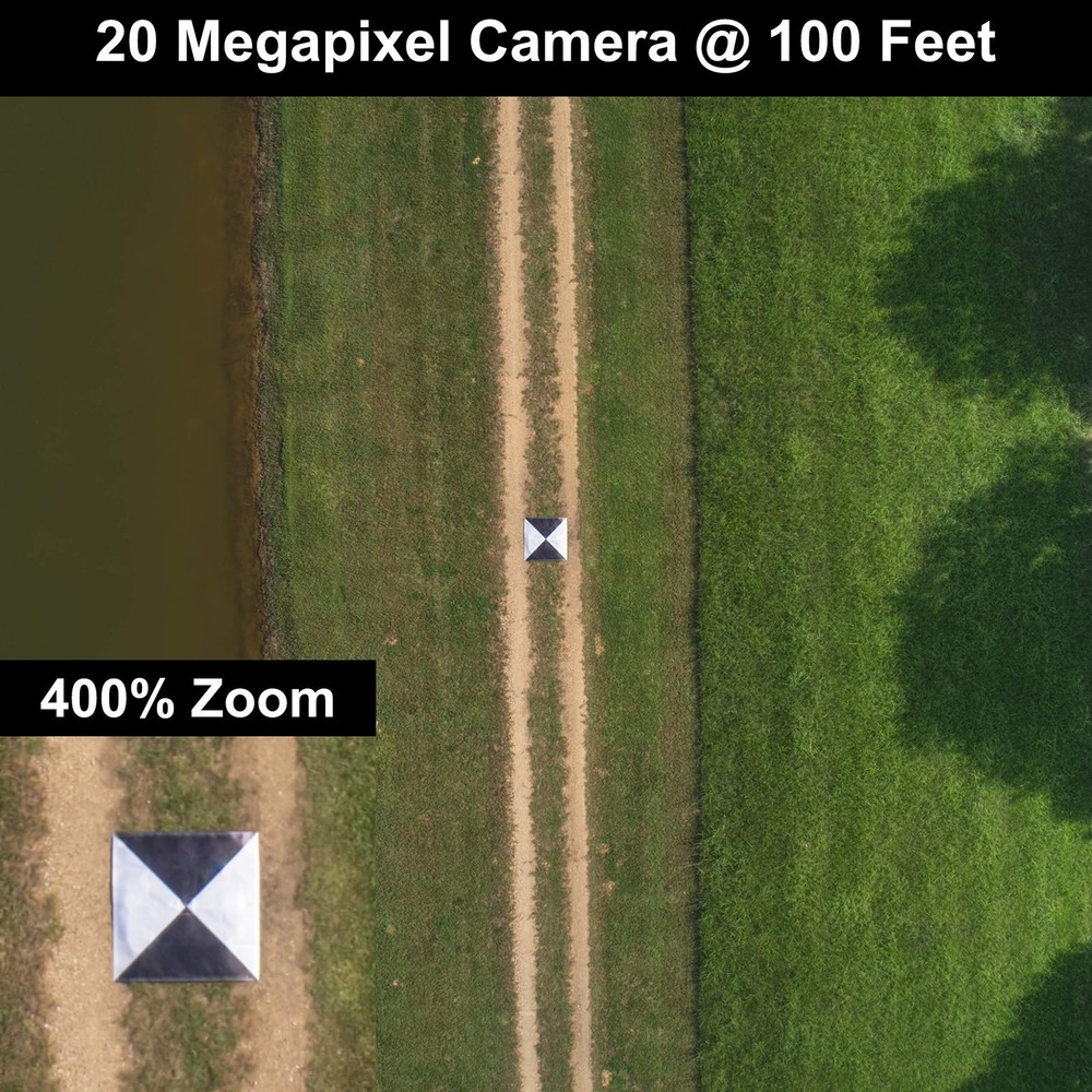 (48"x48") Drone Ground Control Point GCP - UAV Aerial Target for Mapping & Su...