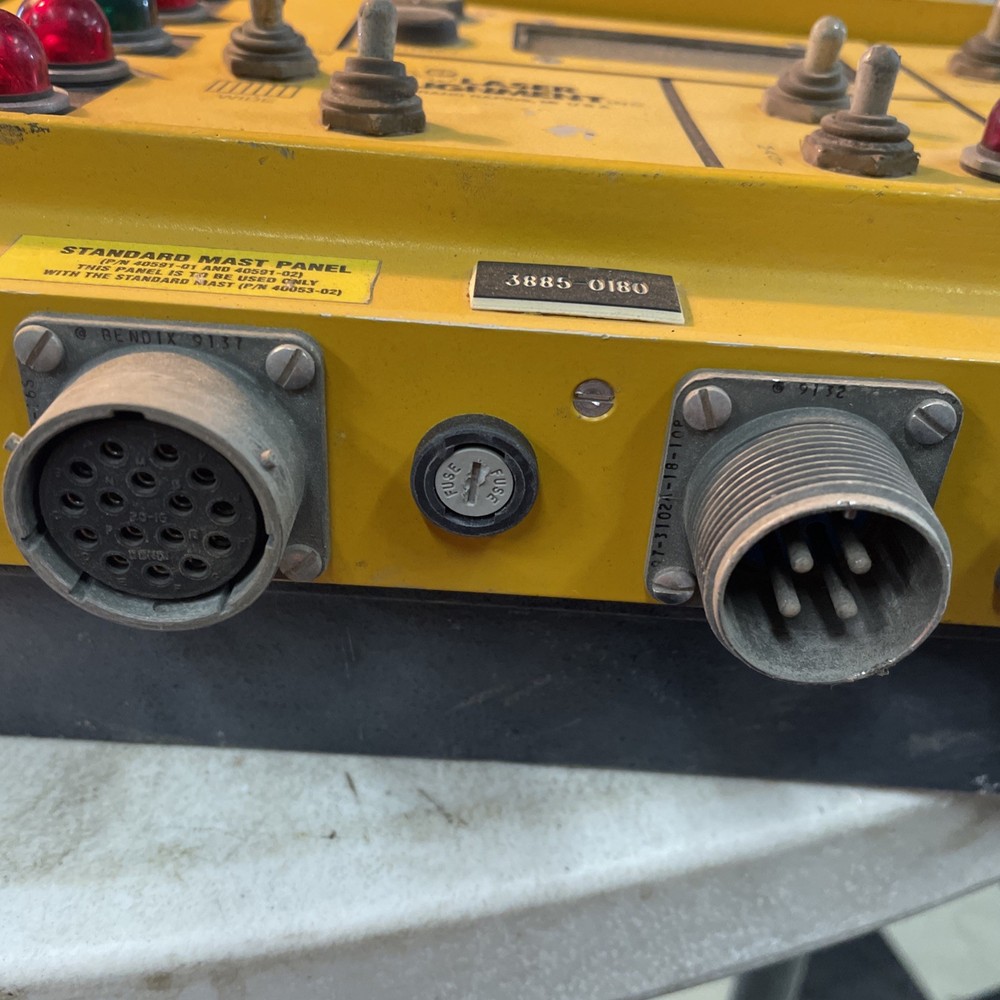 Laser alignment master panel