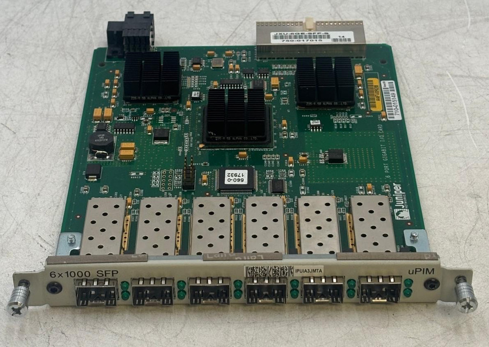 Juniper JXU-6GE-SFP-S 6 Port SFP Interface Module
