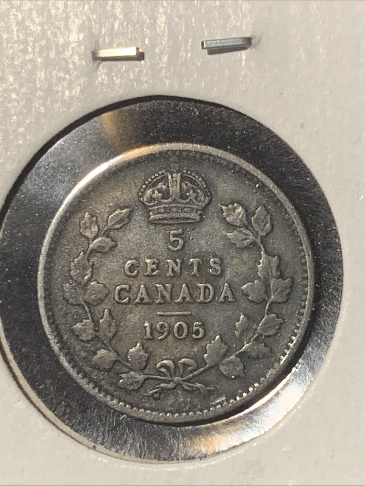 Canada 5 Cents 1905 ~ HIGHER GRADE ~