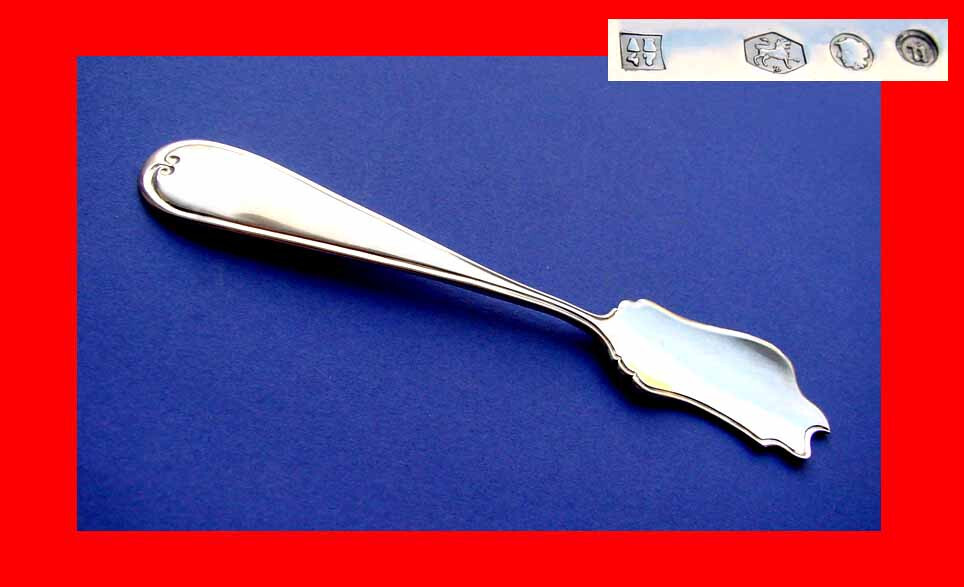Rare Pate Server/ Caviar Server, Silver, around 1872 A724