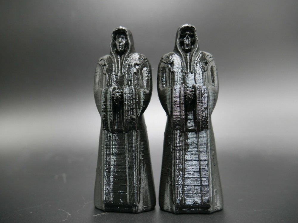 Tabletop Terrain Crypt Dark Priest Statues four total