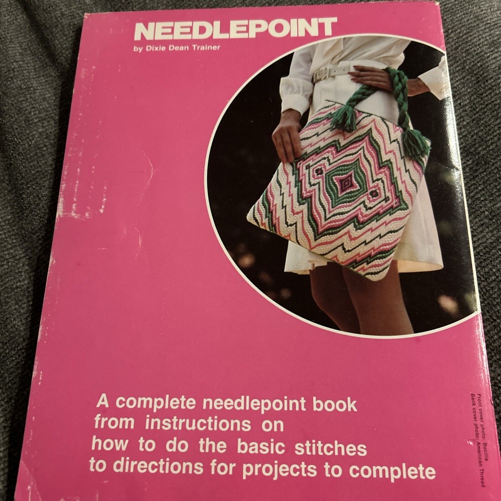 Vintage 1978 Needlepoint Pattern/instructional Book