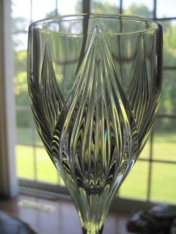 GORHAM CRYSTAL~PRIMROSE 8" WINE GLASS~GOBLET~STEMWARE~EXC