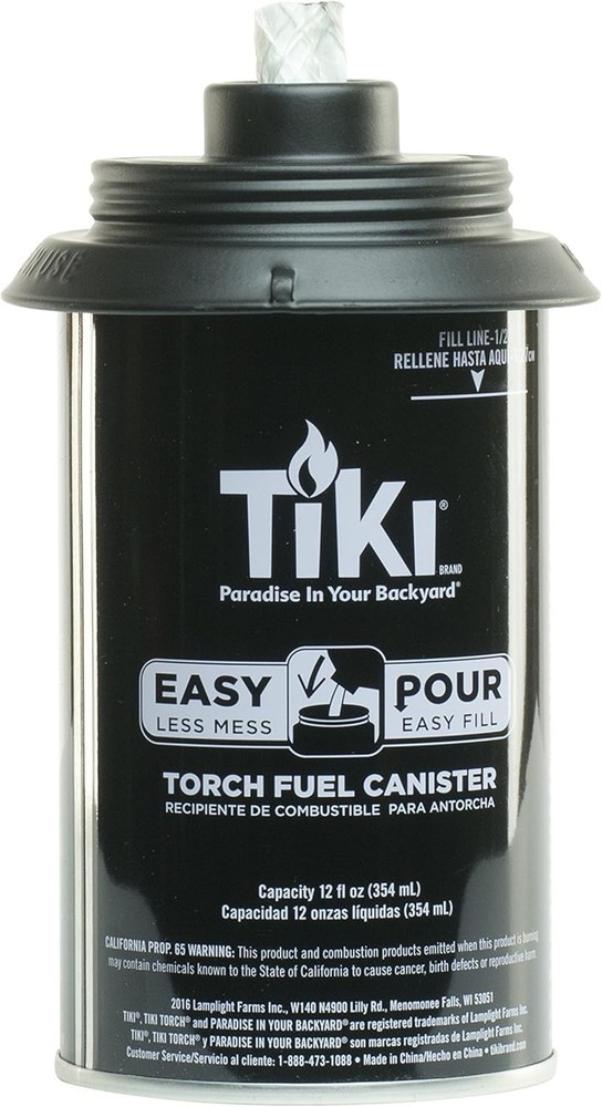 Outdoor Torch Canisters - Weather-Resistant (4 Pack)