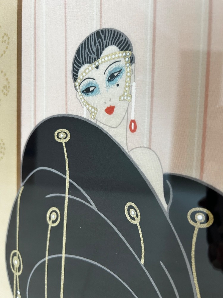 ERTE OPERA 1987, Framed, Silk, signed limited edition art - excellent.