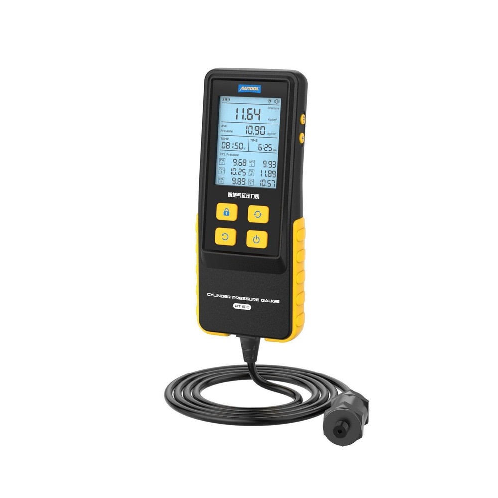 Petrol Engine Cylinder Compression Tester Kit Digital Petrol Engine Gauge 426psi