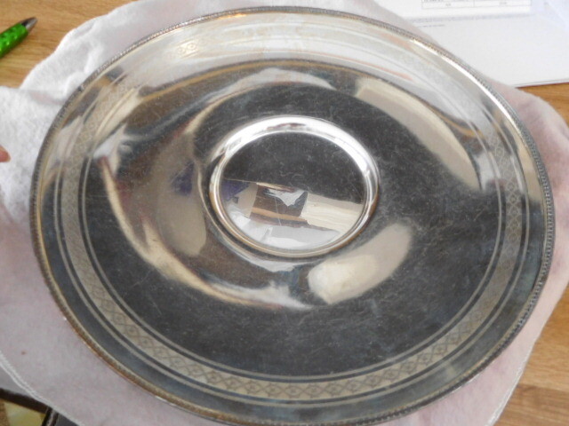 Vintage 10" Pairpoint  EPNS Tray