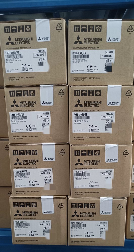 1pc Mitsubishi FX5U-80MR/ES New Programmable Controller