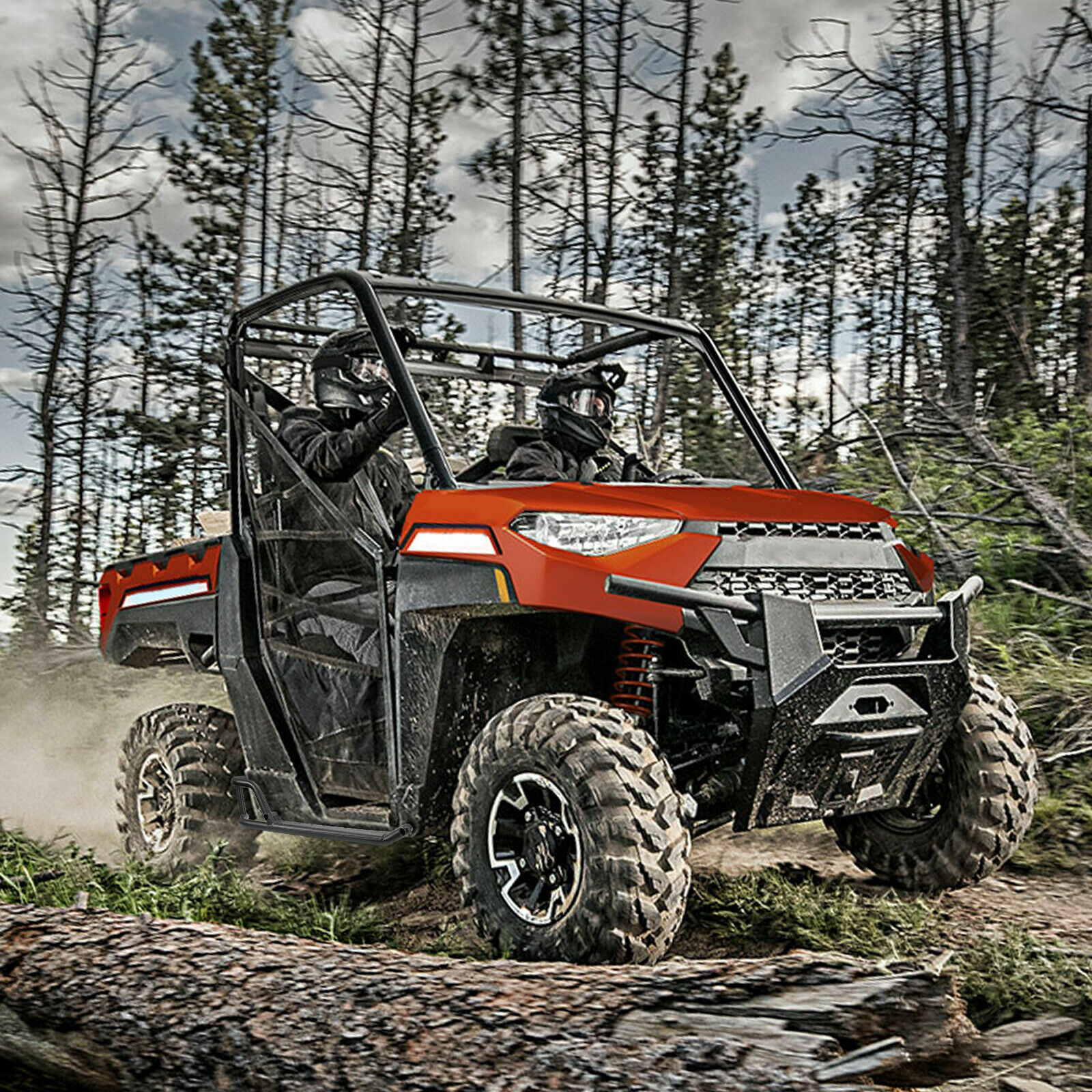 Heavy Duty Side Step Nerf Bars Rock Sliders for 2018-2025 Polaris Ranger XP 1000