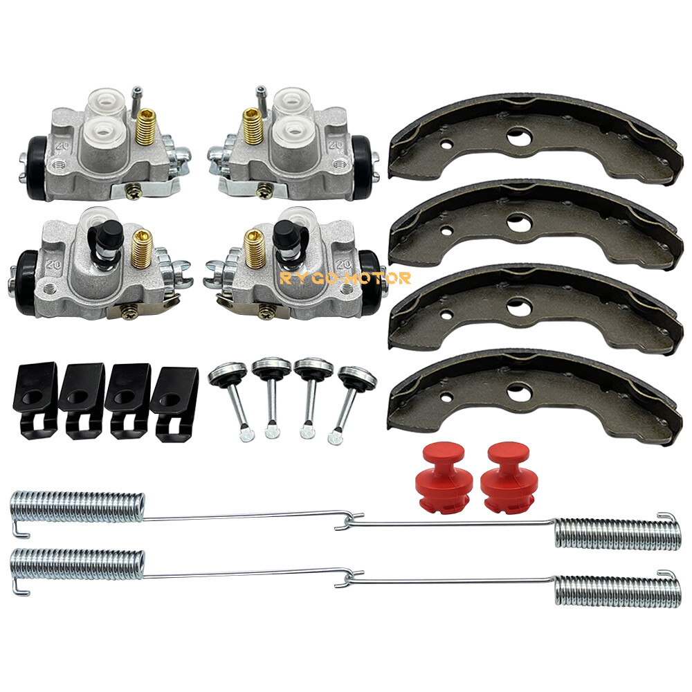 Front Brake Wheel Cylinders W/Shoes Hole Plug Kit for Honda TRX400FW Foreman 400