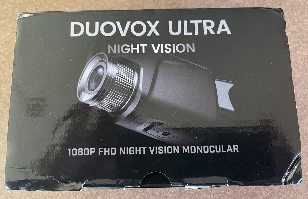 Duovox Ultra Night Vision monocular. 128gb Micro SD Card NEW & Tested