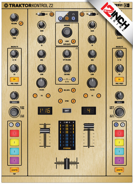 Native Instruments Z2 Skin brushed gold