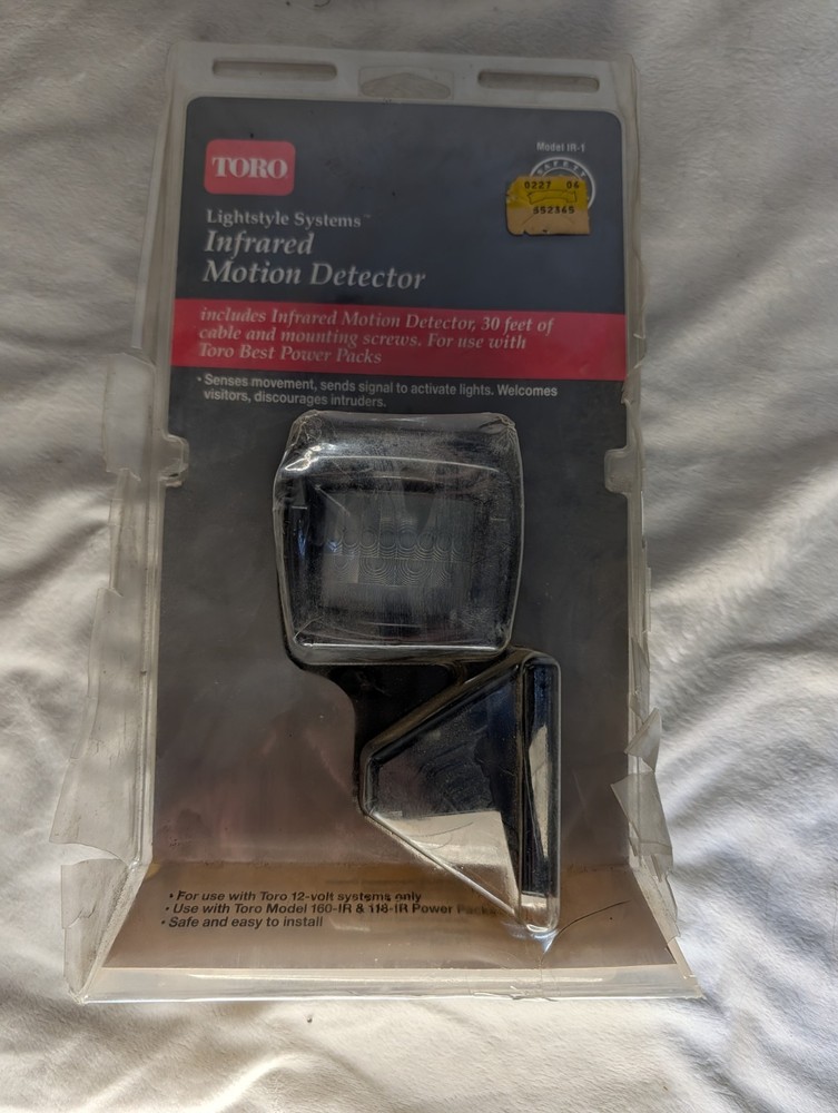 Toro Lightstyle Systems Infrared Motion Detector Model IR-1 New