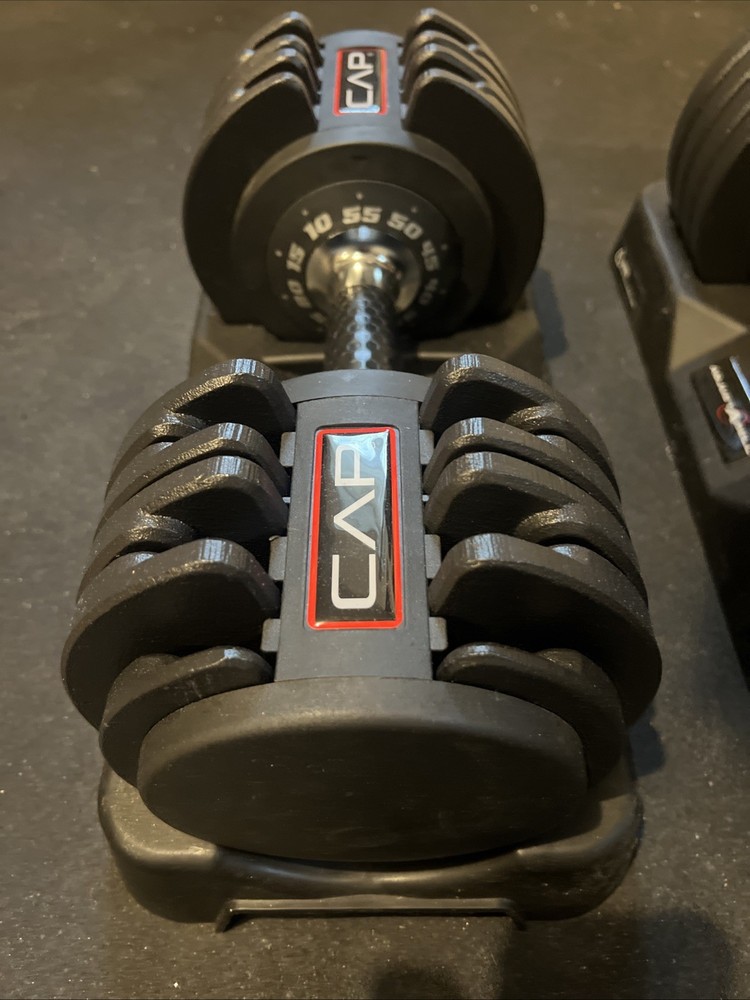 CAP Adjustable Dumbbells Pair (110 Lbs Total)