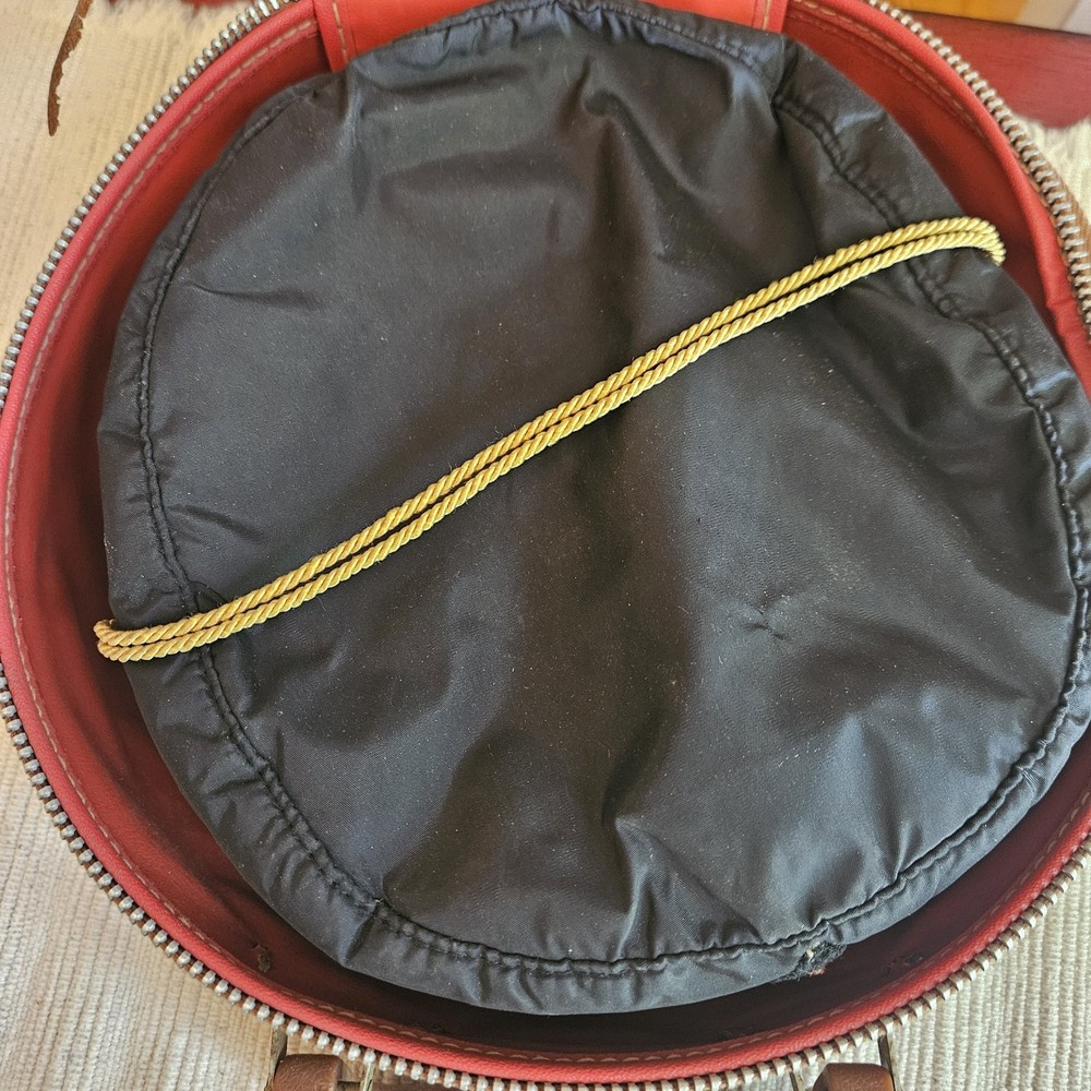 Vntg Freemason Masonic Hat With Case Scottish Rite Black 32 Degree Double Eagle