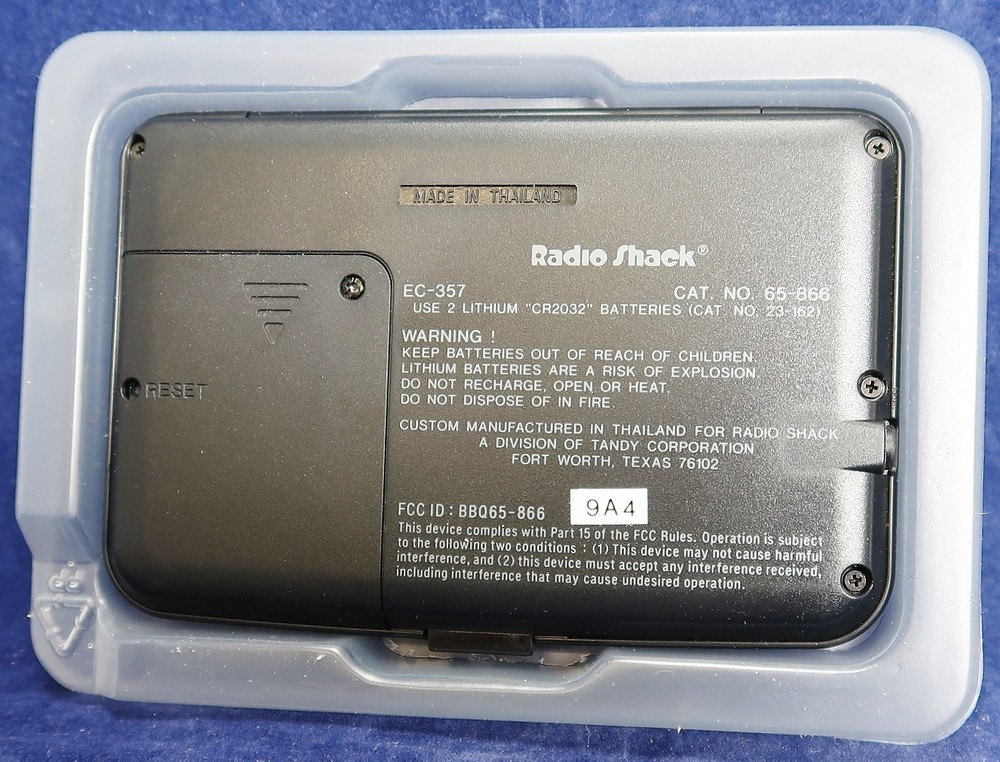 Radio Shack EC-357 32K Memory Electronic Organizer with Box & Manual Working