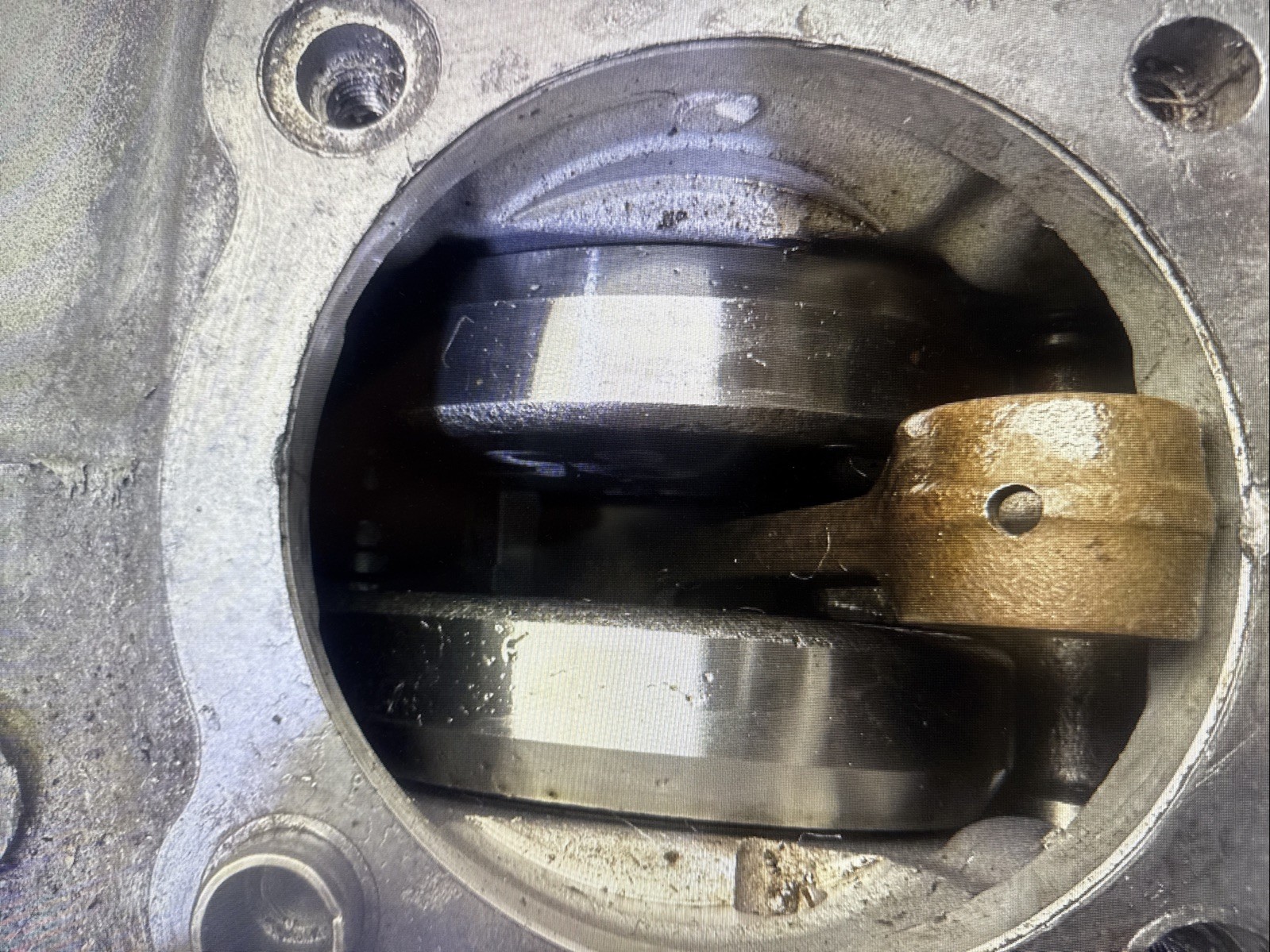 E1-2 Bottom Engine Motor Crankshaft 08 Yamaha Raptor 250 Atv YFM R Free Us Ship