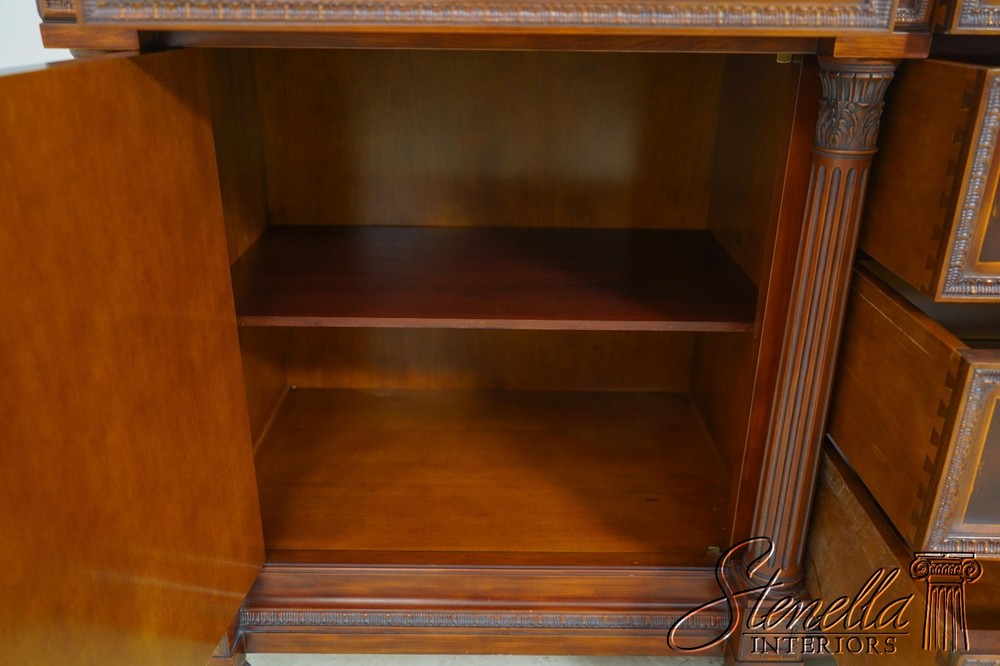 61039: CG CAPELLETTI Italian Classical Large Walnut Sideboard