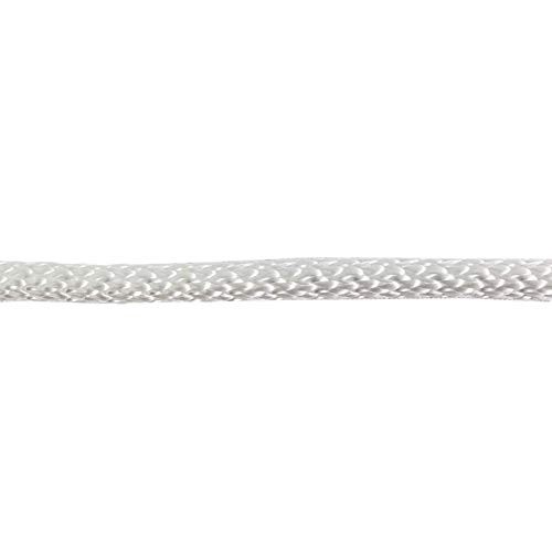 3/16" Nylon Rope, Solid Braid Utility Rope, 500 ft 3/16" x 500 ft spool White