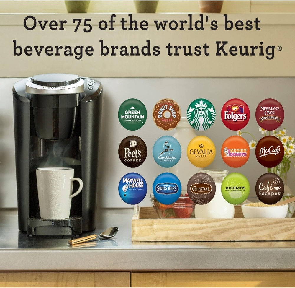 K-Compact Single-Serve K-Cup Pod Coffee Maker, with 3 Brew Sizes