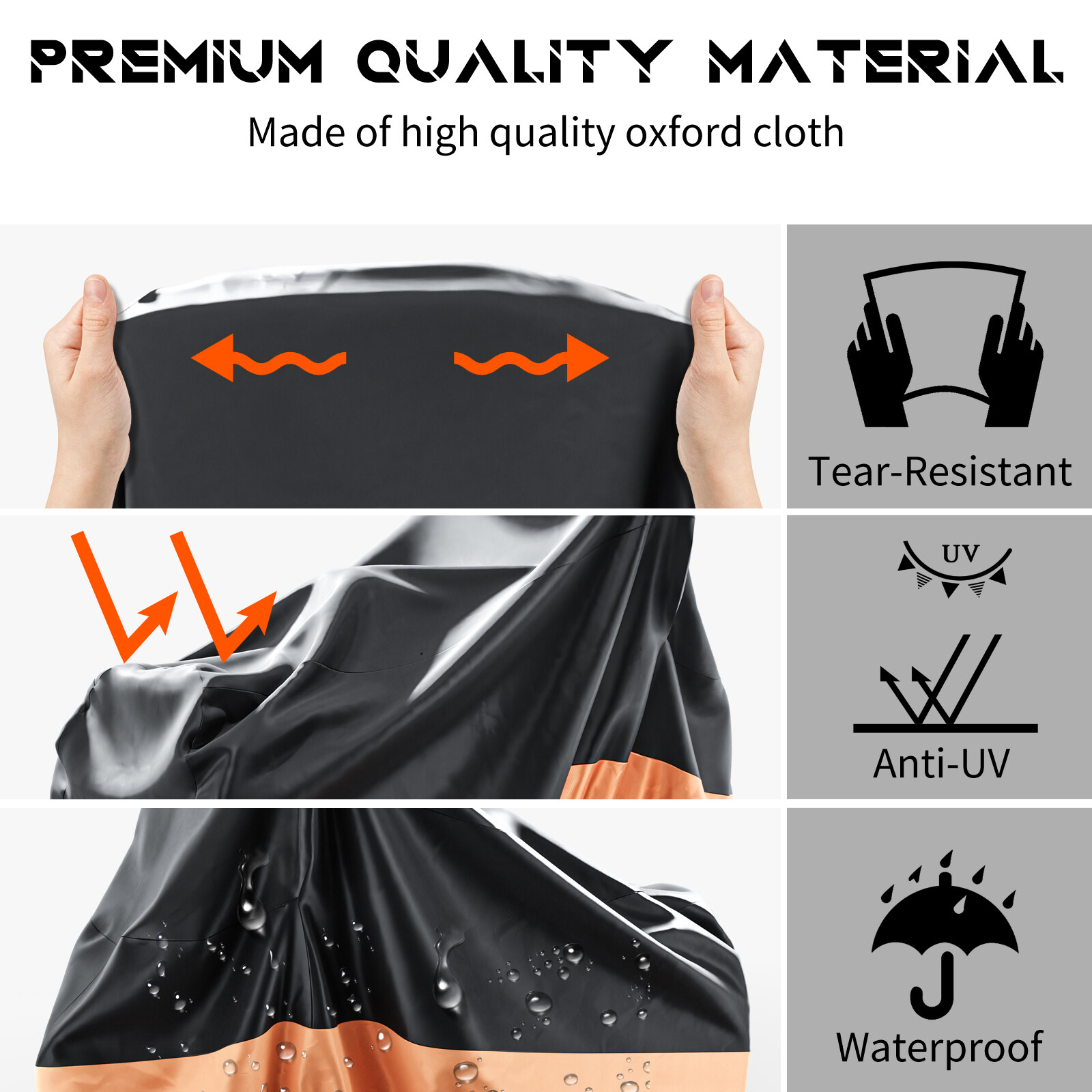 MOPHOTO Bike Cover Adult Tricycle Cover Waterproof Anti-UV Bicycle With CarryBag