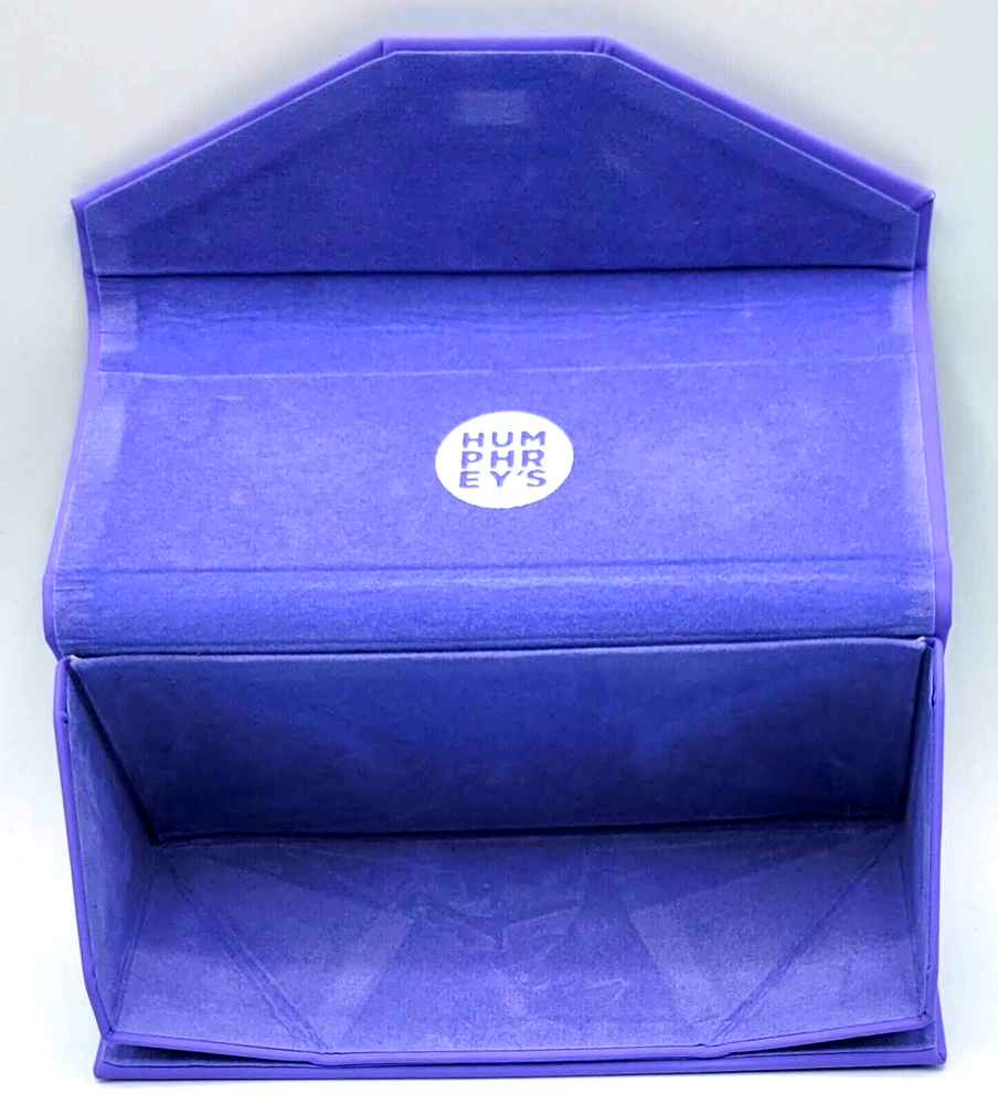 **2 PACK** AUTHENTIC & NEW - HUMPHREY’S - LILAC - COLLAPSIBLE EYEGLASSES CASE