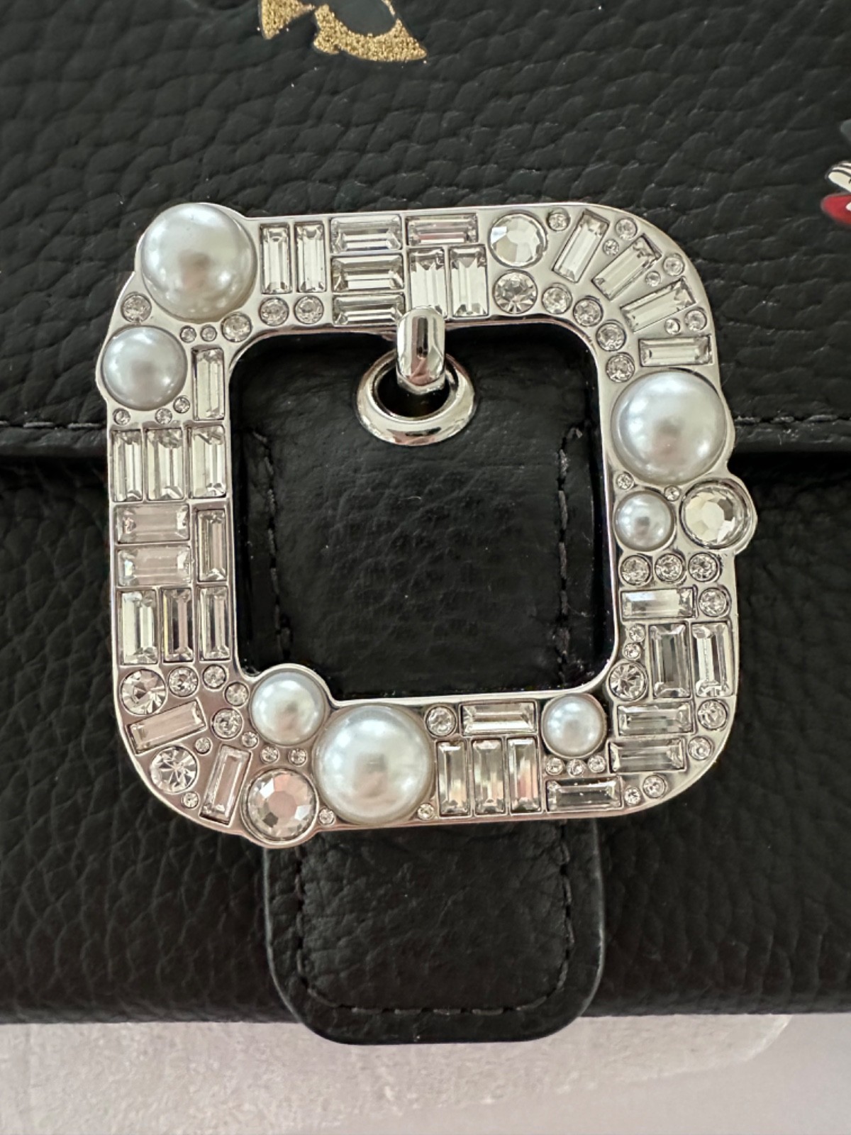 DISNEY KATE SPADE MINNIE CLUTCH BUCKLE WALLET PARK EXCL. NWT