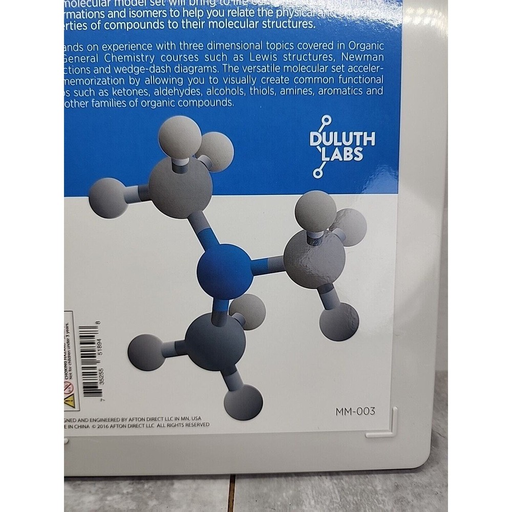 Duluth Molecular Model Molecular Modeling Kit Set Student Edition