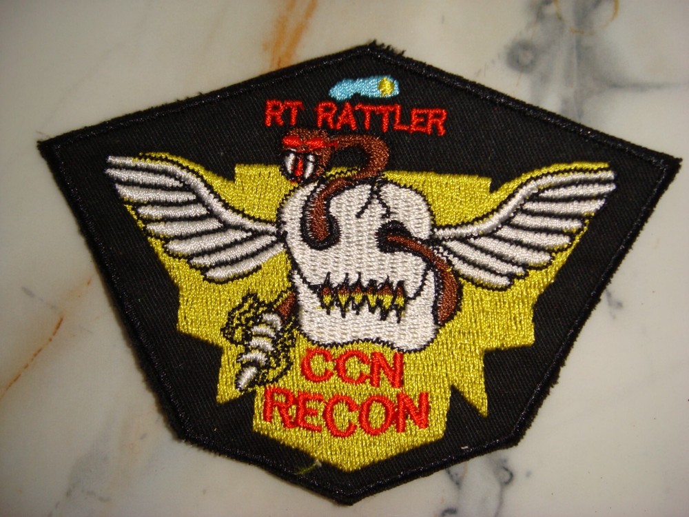 US 5th SF Grp RT RATTLER CCN , VIETNAM WAR PATCH