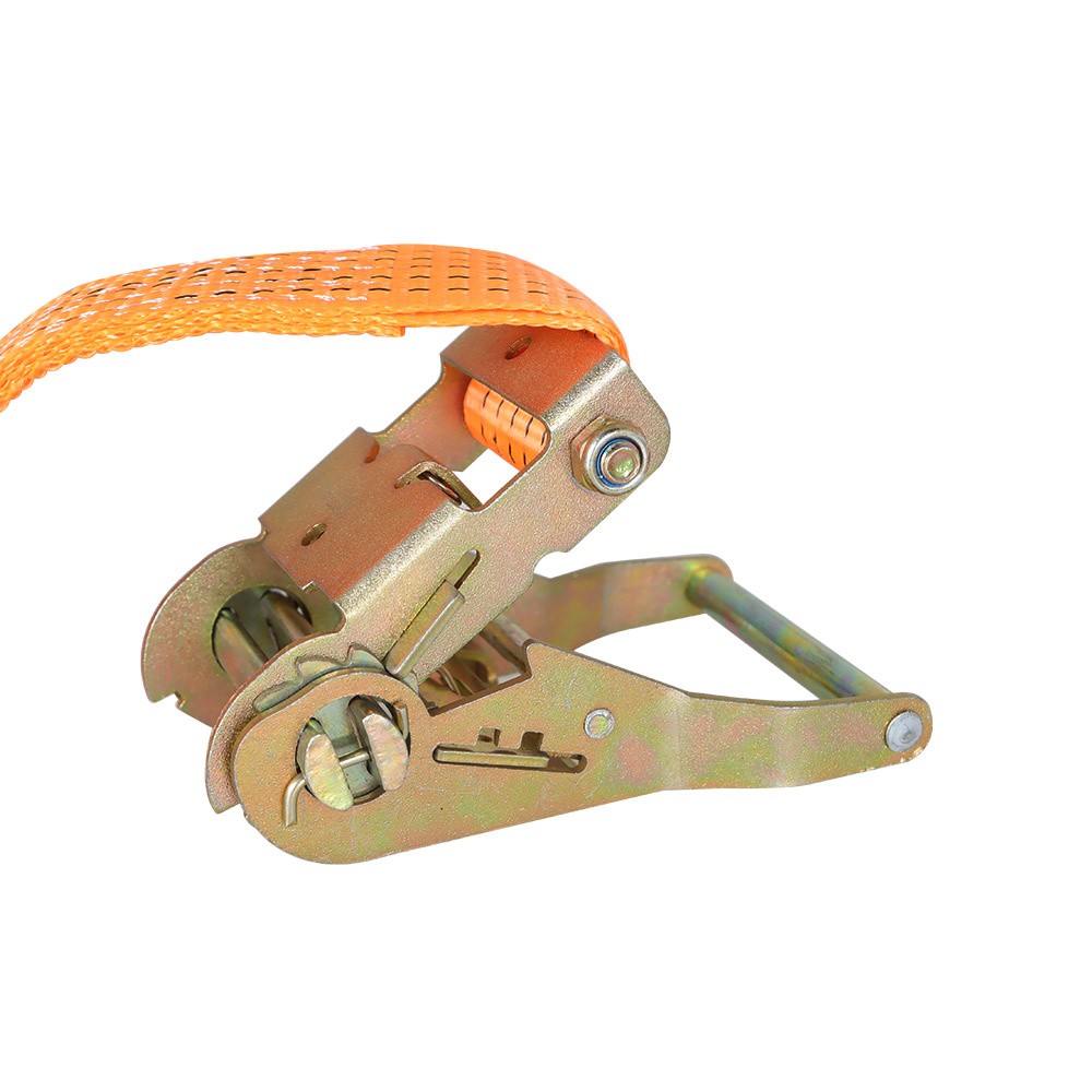 4 Pack 2"×20' E-Track Ratchet Tie Straps Trailer Orange 4400lbs Tie Down Straps