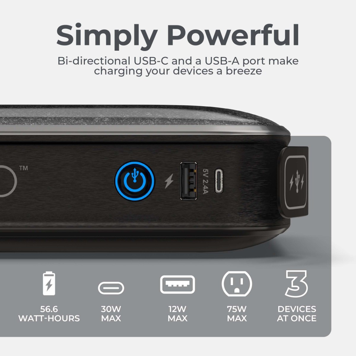 HALO Bolt Ultimate 4.0 Jump Starter Air Compressor USB Power Bank LED Black