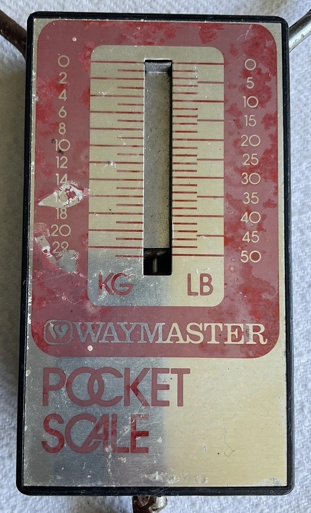 Vintage Waymaster pocket scale (0-50lb)