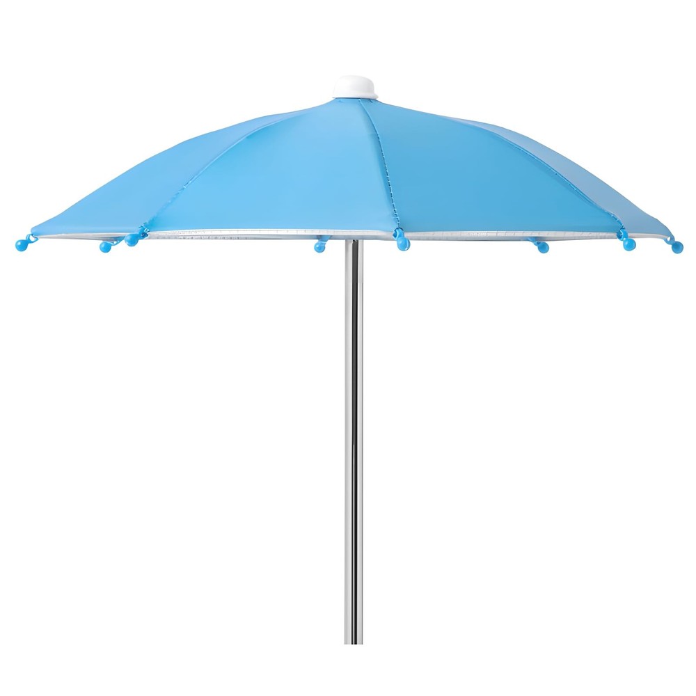 Squirrel Picnic Table Feeder Replacement Mini Umbrella for Outside (Blue) Blue
