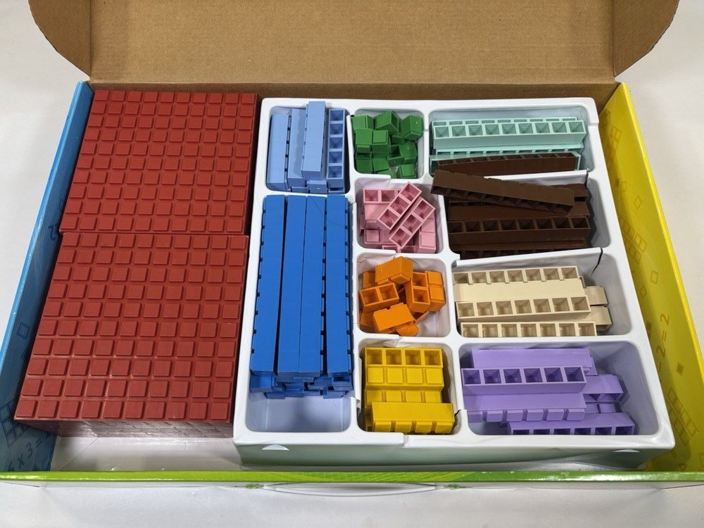 Math U See Manipulatives Block Set & Algebra/Decimal Inserts & Fraction Overlays