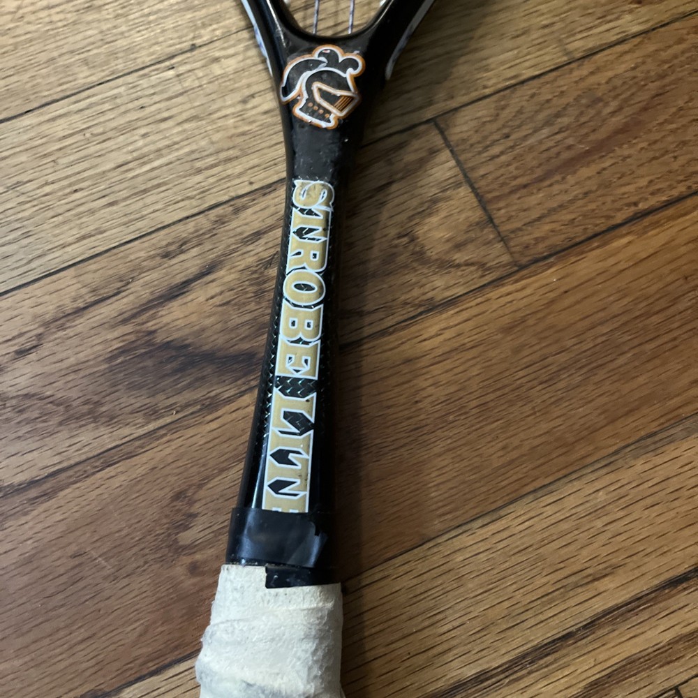 Black Knight Squash Strobe Lite Titanium C4 BK-Ti Graphite Racket 3 1/2” Grip