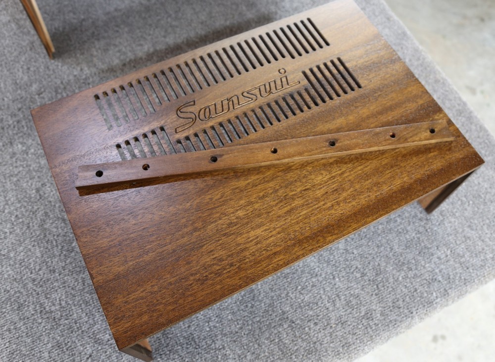 Sansui 8080/9090 Custom Made Cabinet Solid American Black Walnut
