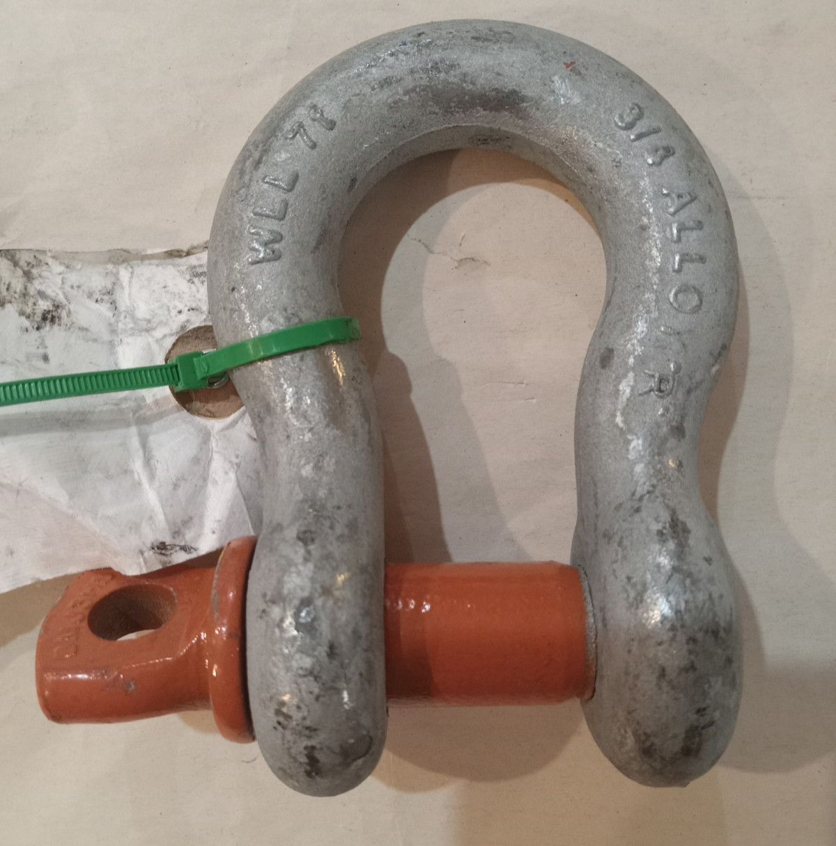 Campbell 3/4" Screw Pin Anchor Shackle - 5411295 - 7 Ton W.L.L.