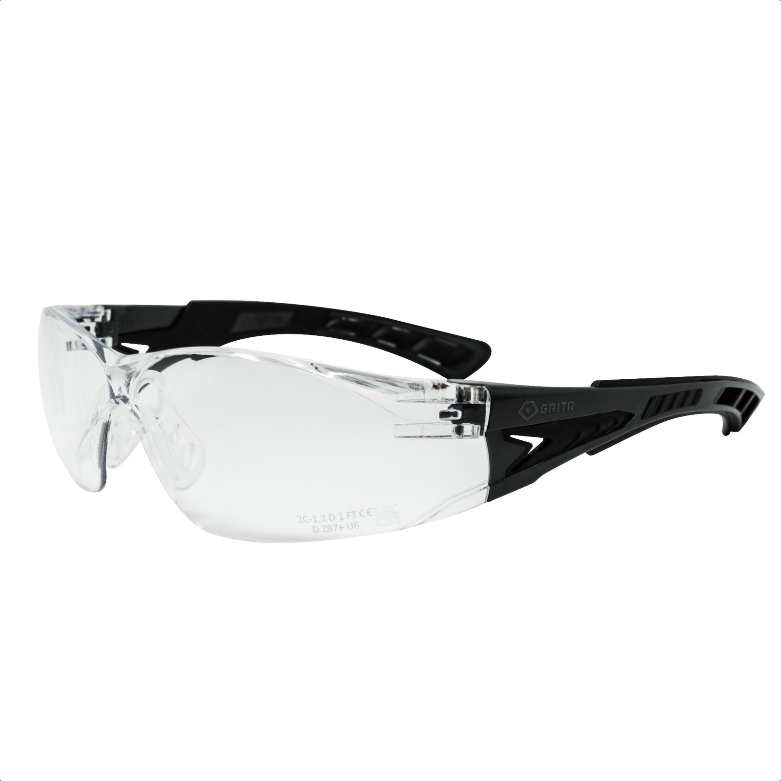 GRITR Shooting Safety Glasses w/ Anti-Fog Scratch Resistant Lenses - Colors