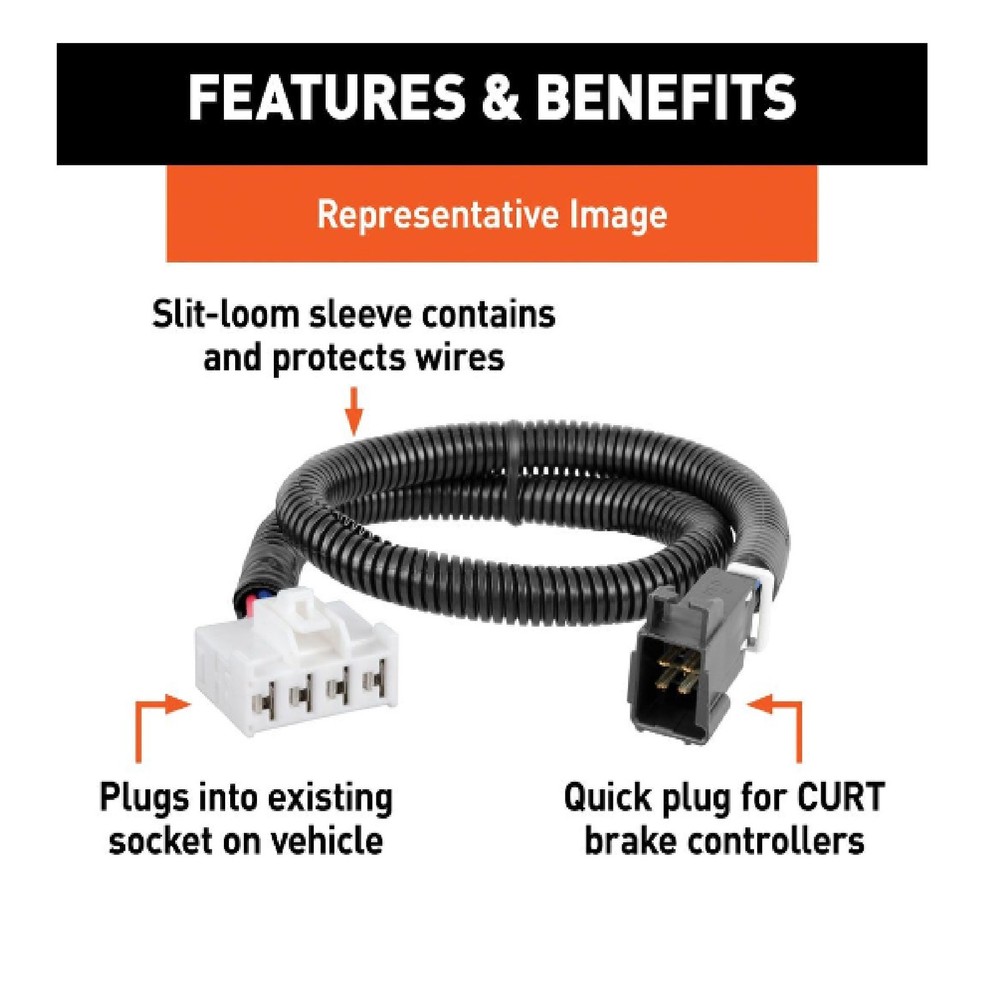 Curt 51436 Brake Control Adapter Harness