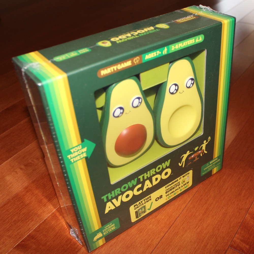 new sealed THROW THROW AVOCADO by Exploding Kittens A Dodgeball Card Game