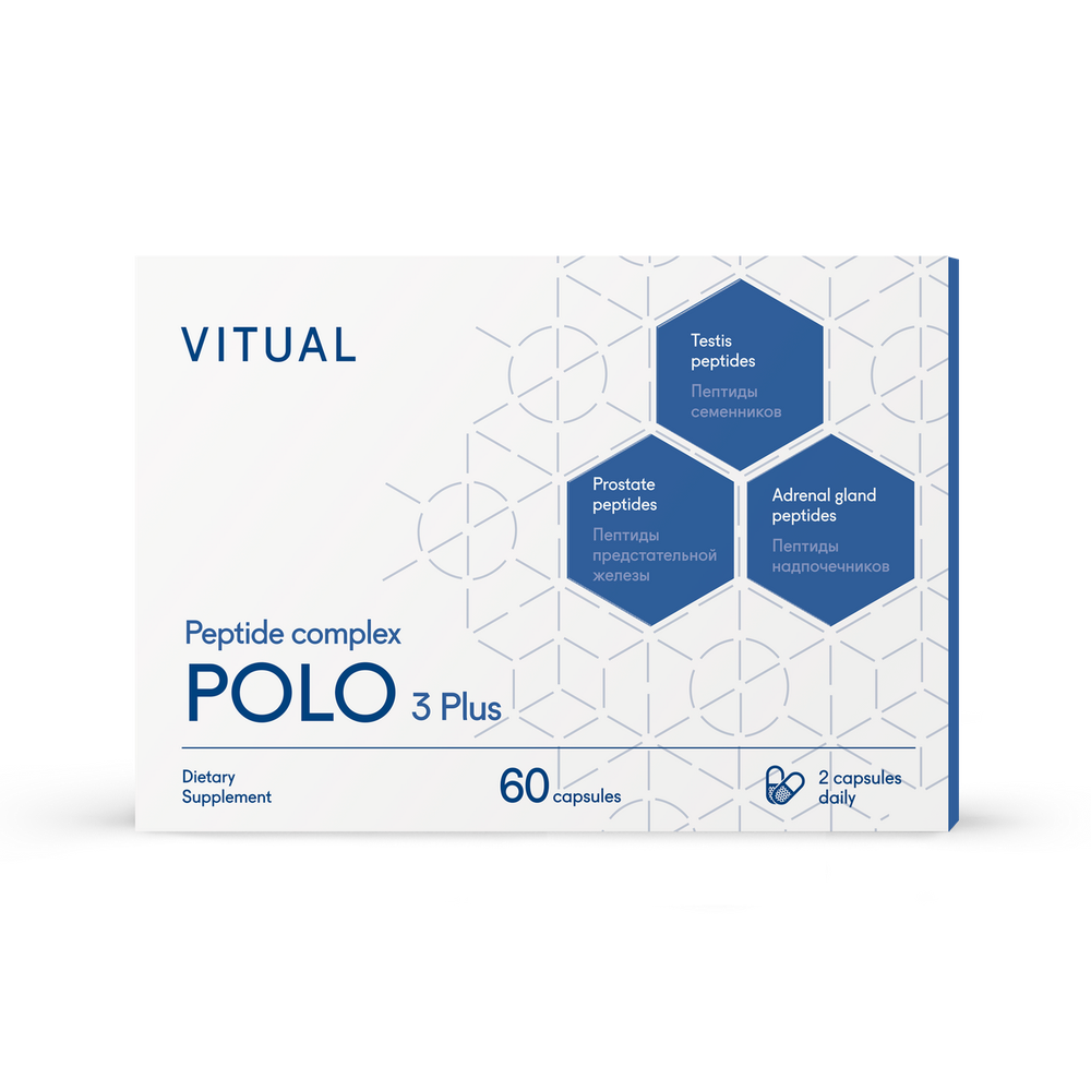 POLO 3 Plus Peptide Complex includes A13 Testoluten A16 Libidon A17 Glandokort