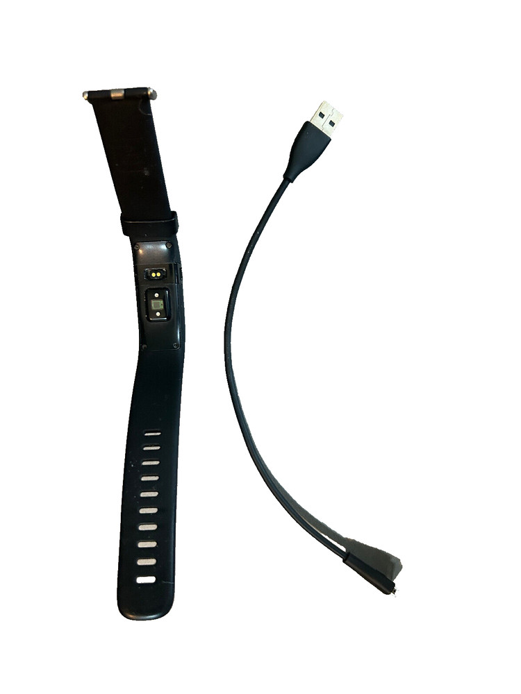 Vintage Fitbit Charge HR activity tracker w/ USB charging cable (Used/Working)