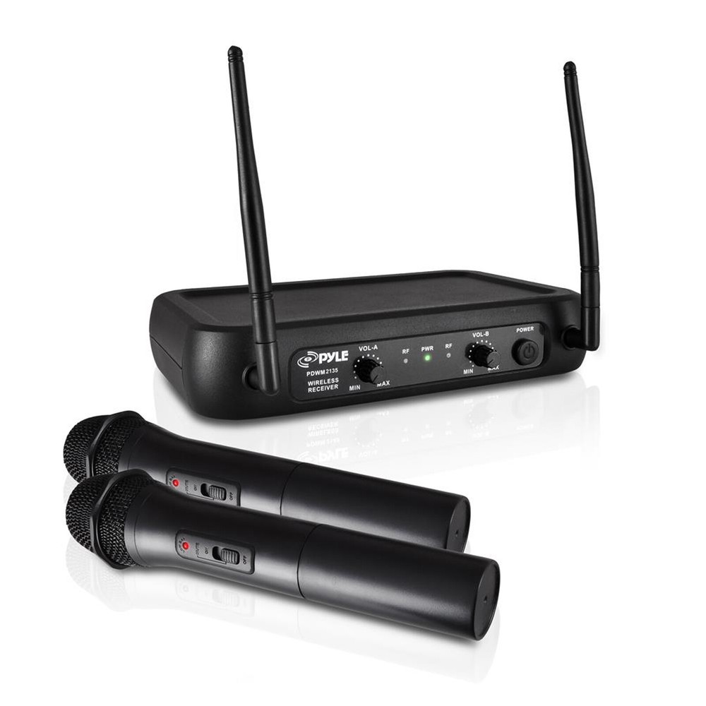 Wireless Bluetooth Receiver, Microphone Set, 2x Waterproof White Speakers, Wire